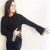 FELPA MINI ME STELLA e MANICA A CAMPANA - immagine 2