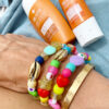 BRACCIALE E CAVIGLIERA BEADS E CONCHIGLIE - immagine 3