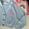CARDIGAN VARSITY PERSONALIZZATO CON INIZIALI - immagine 3