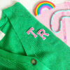 CARDIGAN VARSITY PERSONALIZZATO CON INIZIALI - immagine 6