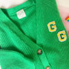 CARDIGAN VARSITY PERSONALIZZATO CON INIZIALI - immagine 7